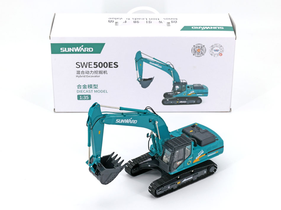 SWE500ES Energiesparender Bagger Legierung Modell Engineering Fahrzeug Spielzeug