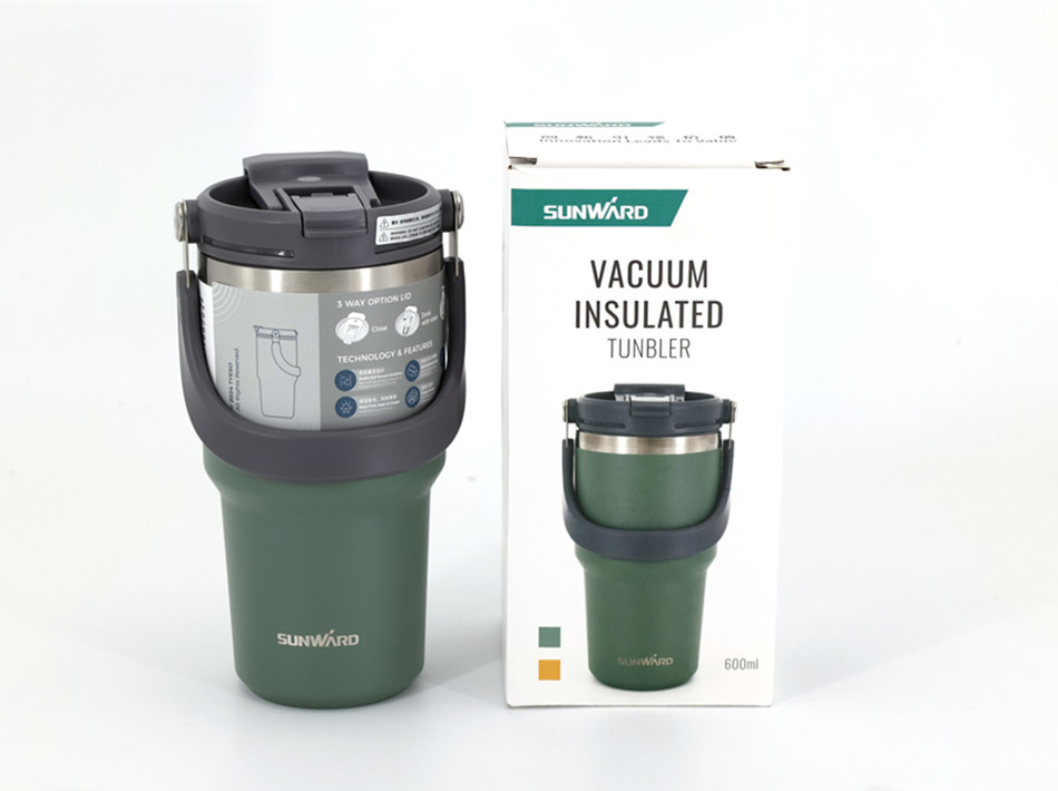 Sunward Tragbare Doppel-Trink-Isolierbecher, personalisierte Souvenirs, Wasserbecher, Teetassen